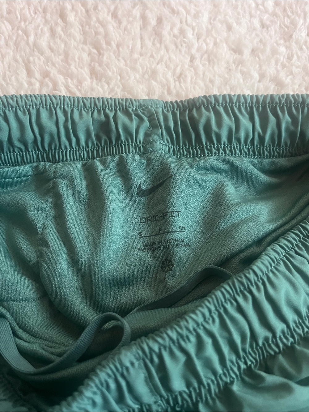 Nike Women's Teal Dri-FIT Shorts - Picture 2 of 4